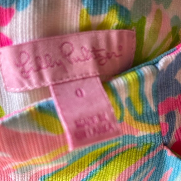 Lilly Pulitzer Pink and Blue Floral Skirt - Picture 7 of 7